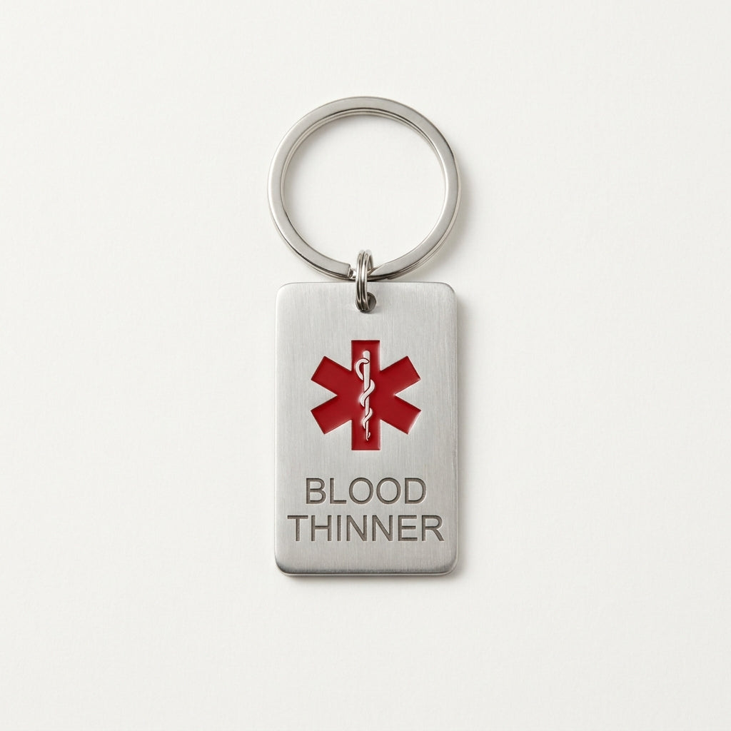 Blood Thinner Keychain